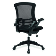 Luna – Designer Medium Back Mesh Chair with Folding Arms