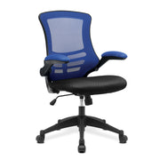Luna – Designer Mesh Back Chair with Black Frame and Convenient Folding Arms