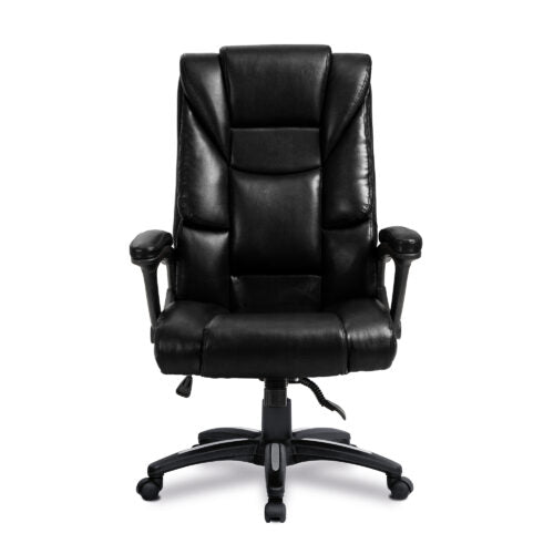 Titan – Oversized High Back Leather Effect Executive Chair with Integral Headrest