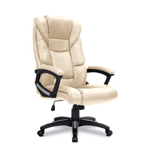 Titan – Oversized High Back Leather Effect Executive Chair with Integral Headrest