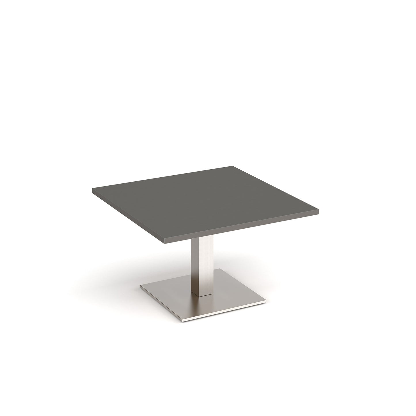 Brescia square coffee table with flat square base - BCS800-BS-OG