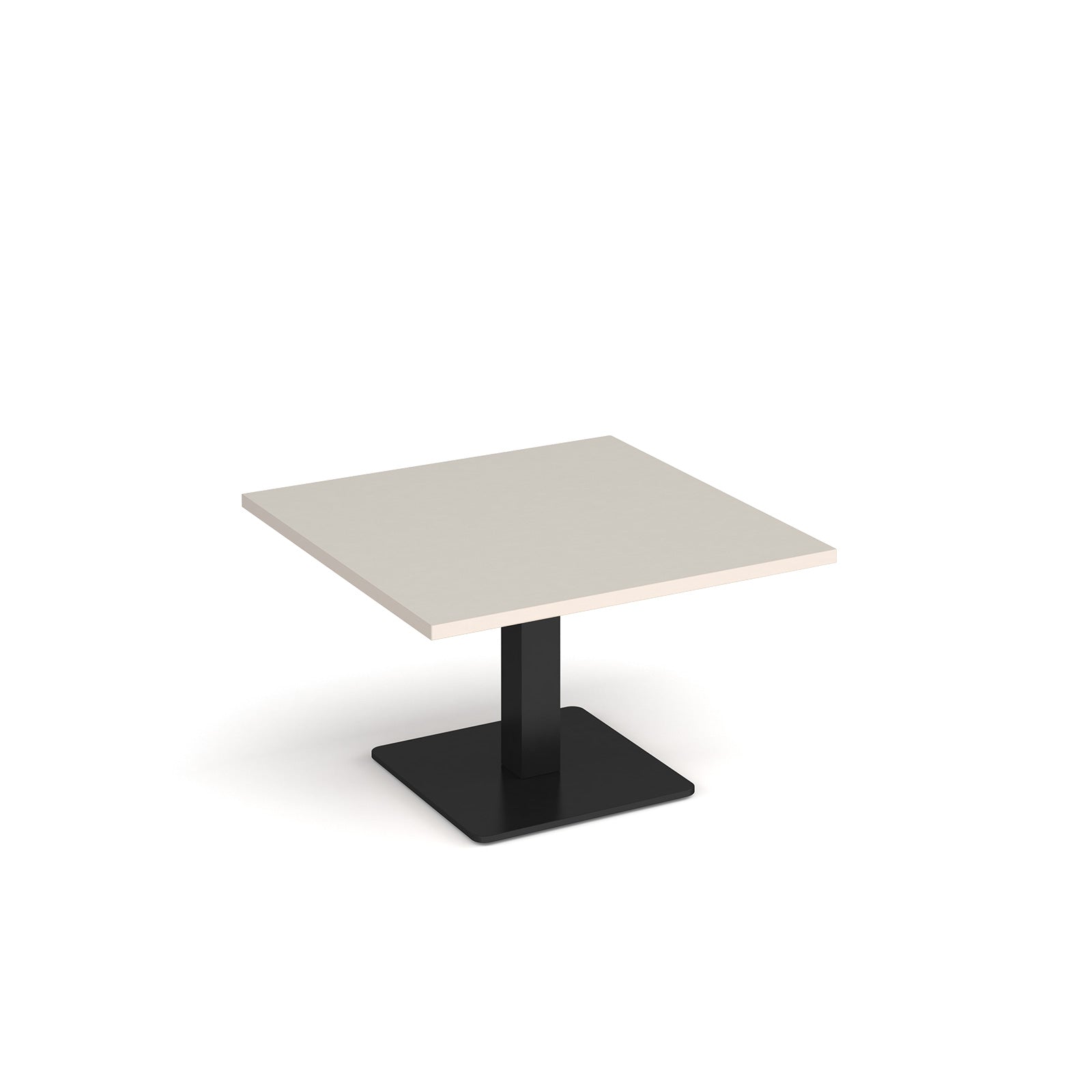 Brescia square coffee table with flat square base - BCS800-K-LG