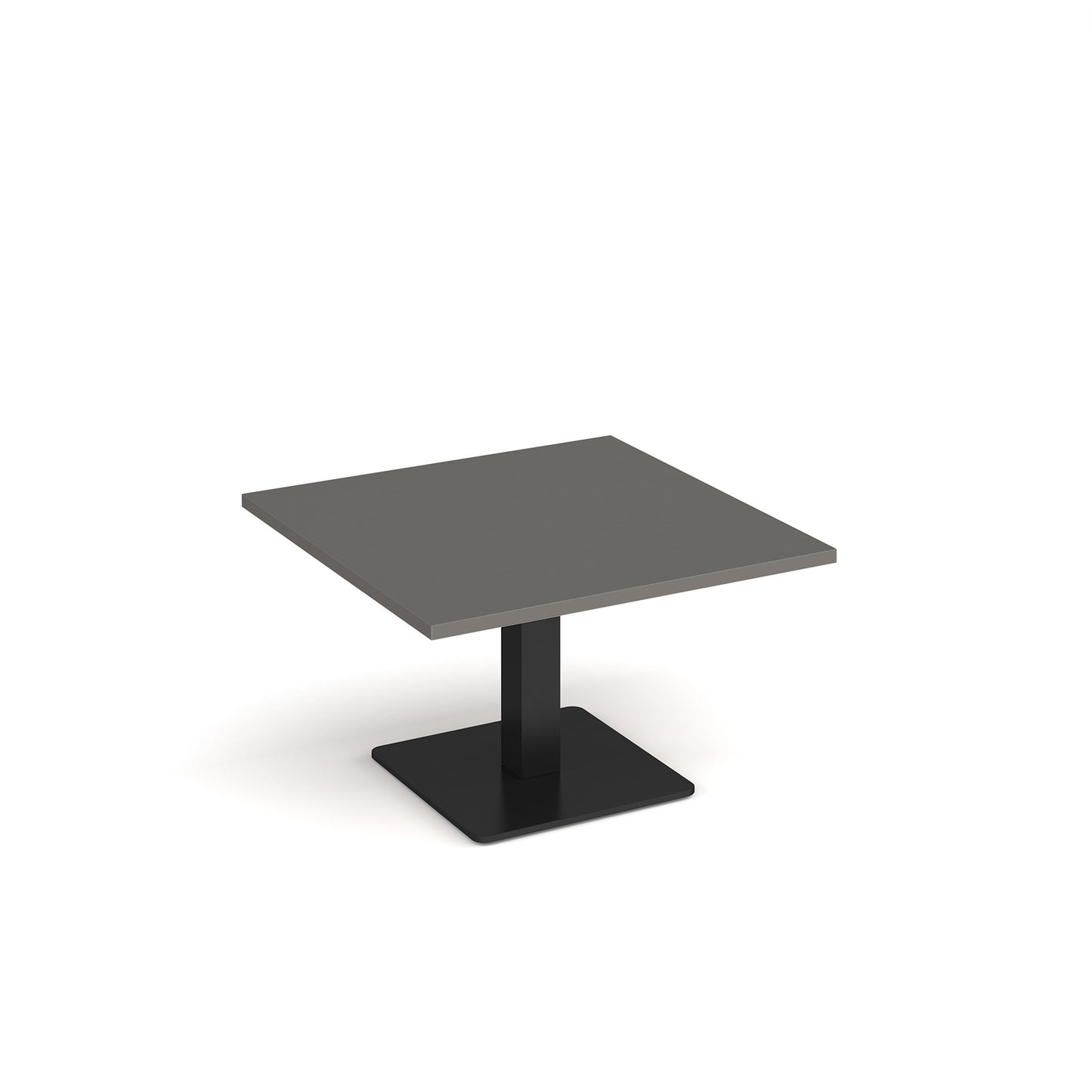 Brescia square coffee table with flat square base - BCS800-K-OG