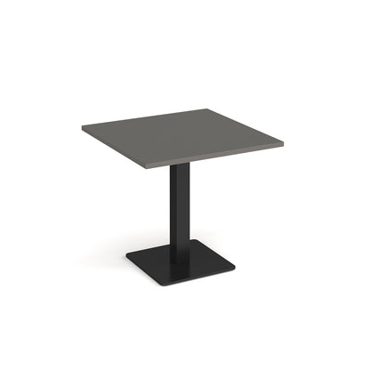 Brescia square dining table with flat square base - BDS800-K-OG