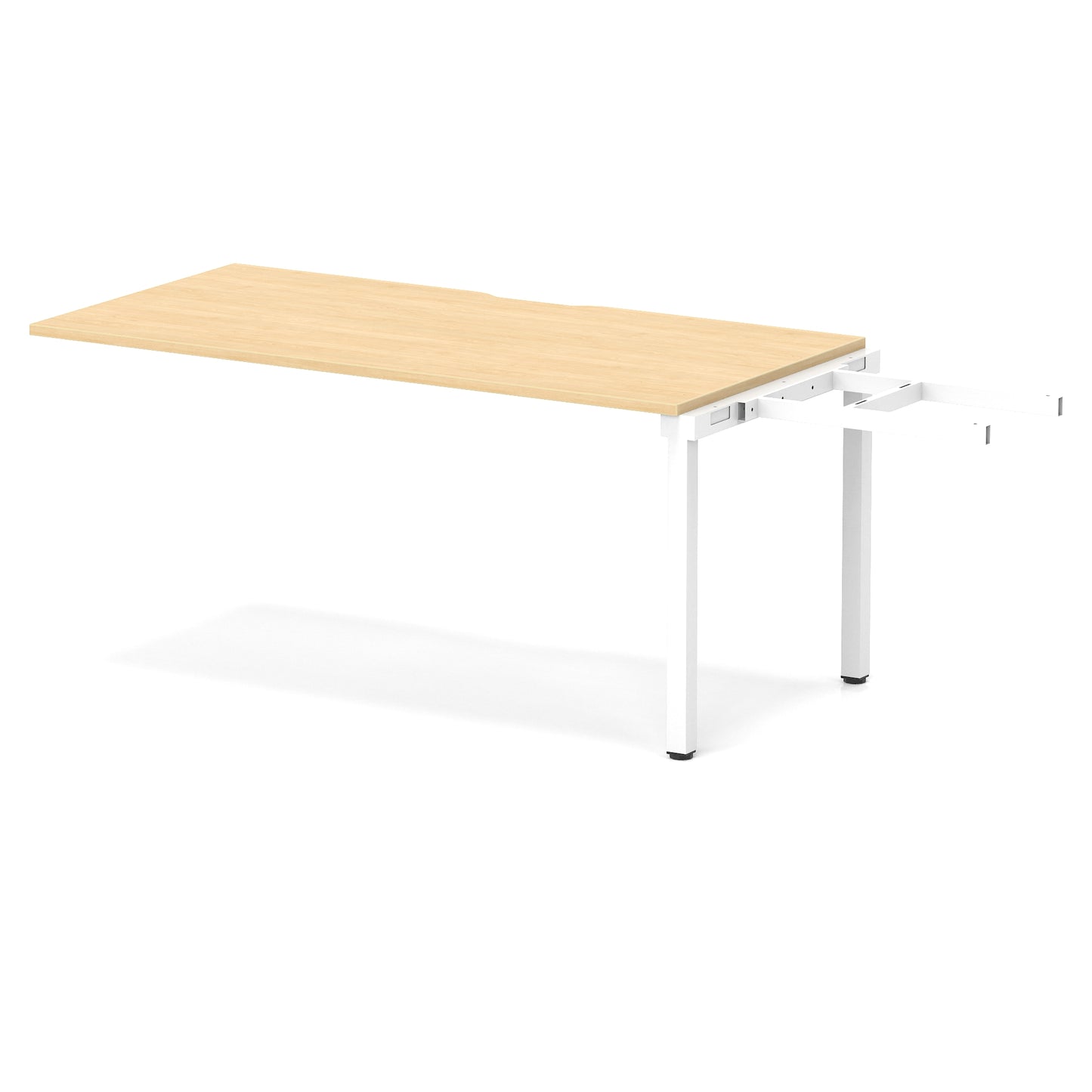 Evolve Plus Single Row Bench Desk Extension Kit