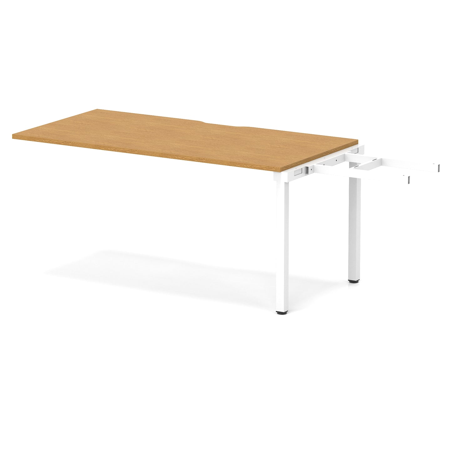 Evolve Plus Single Row Bench Desk Extension Kit