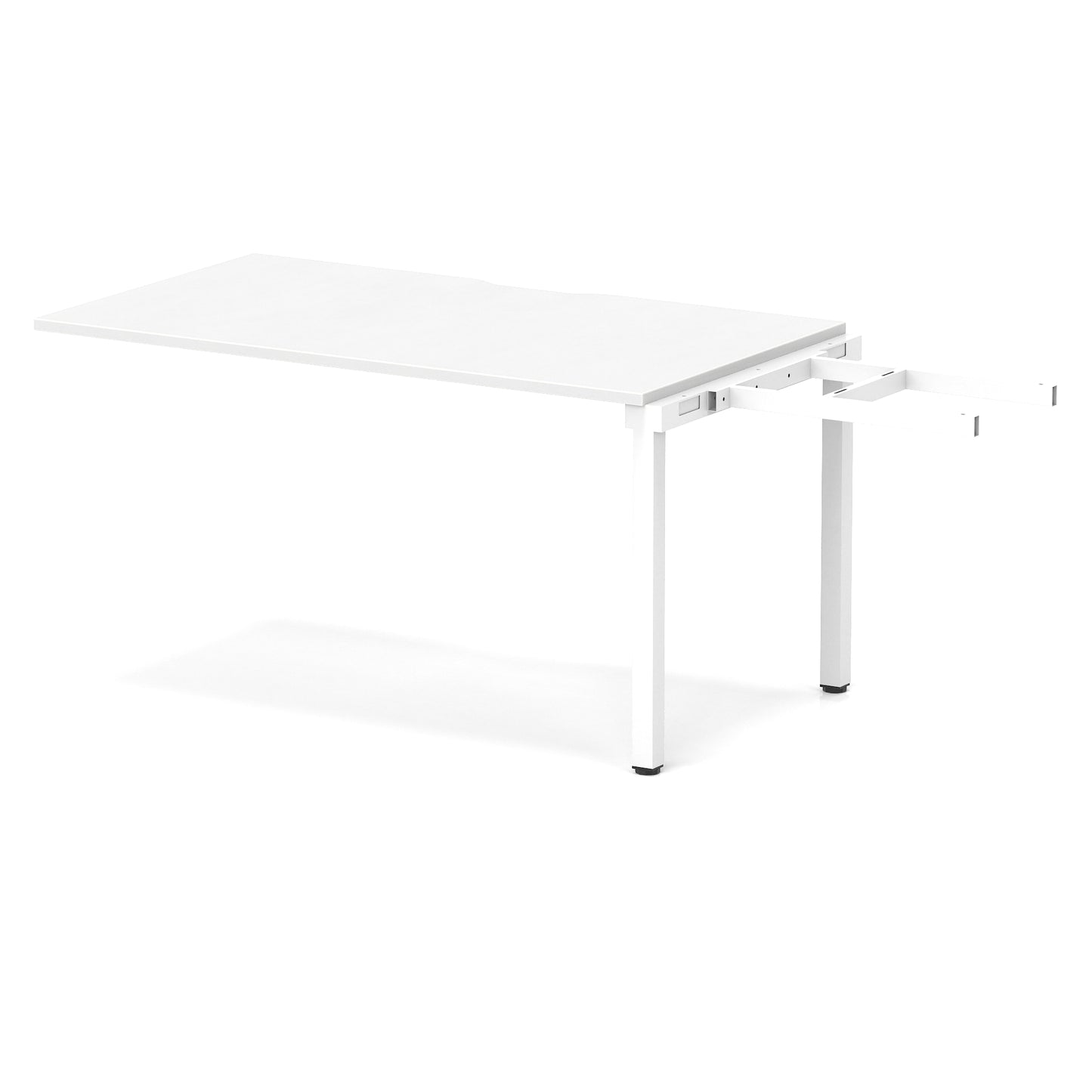 Evolve Plus Single Row Bench Desk Extension Kit