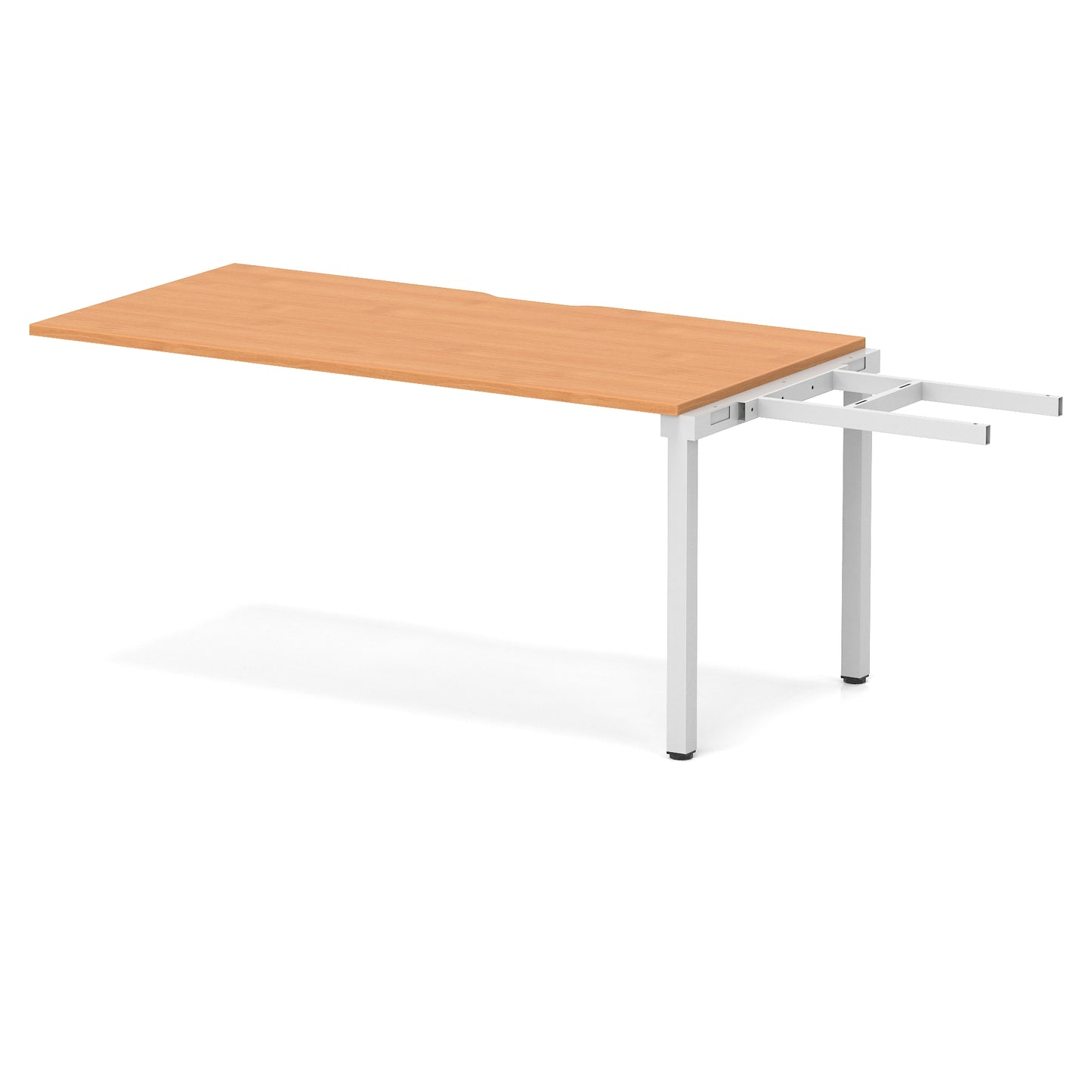 Evolve Plus Single Row Bench Desk Extension Kit