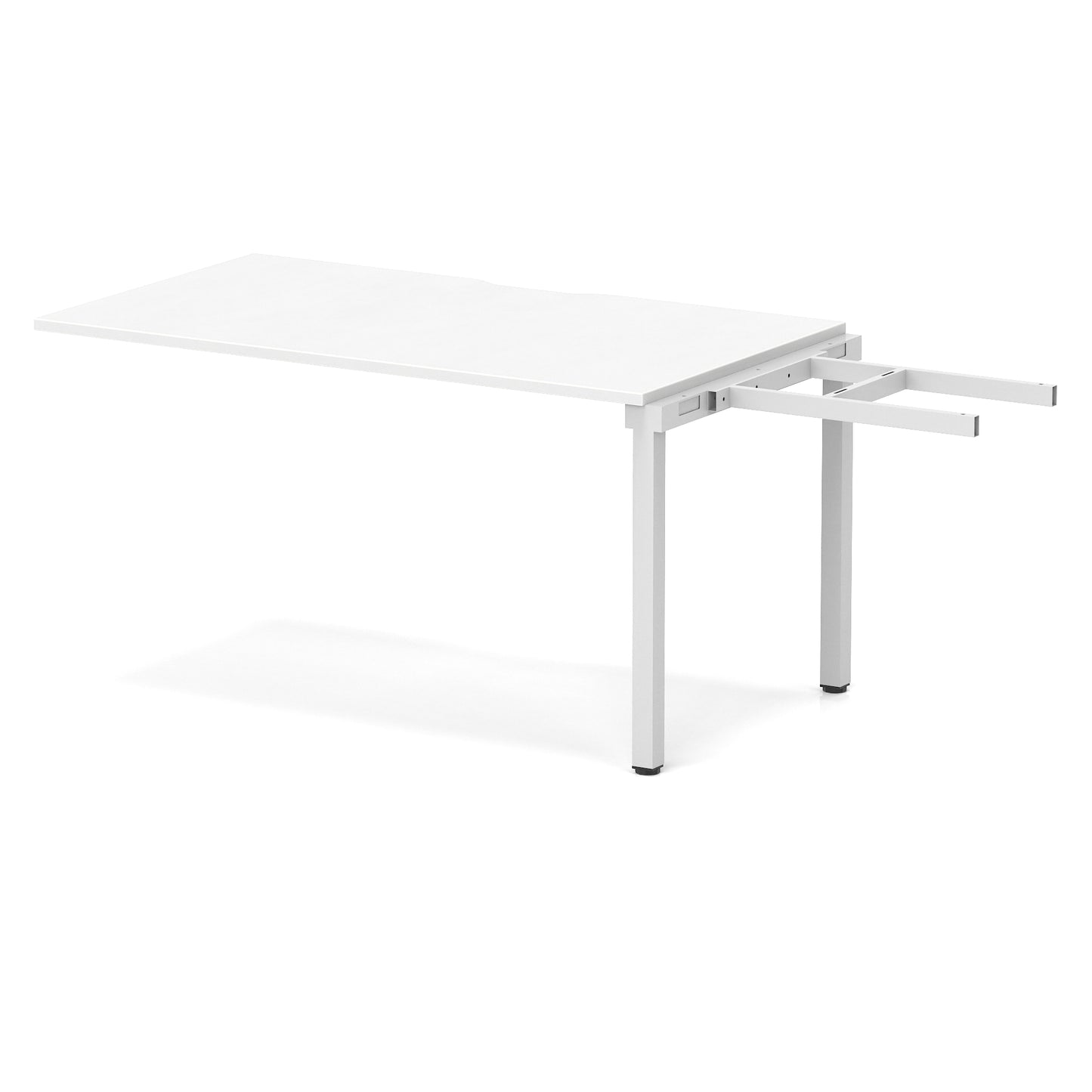 Evolve Plus Single Row Bench Desk Extension Kit