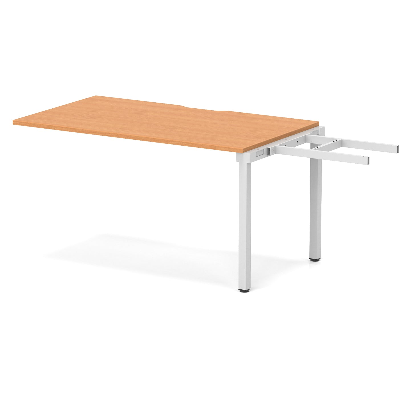 Evolve Plus Single Row Bench Desk Extension Kit