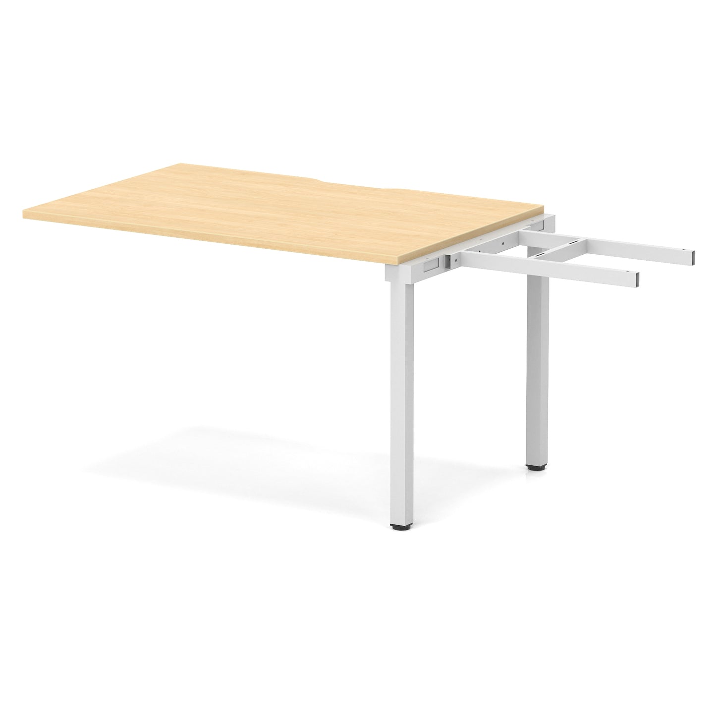 Evolve Plus Single Row Bench Desk Extension Kit
