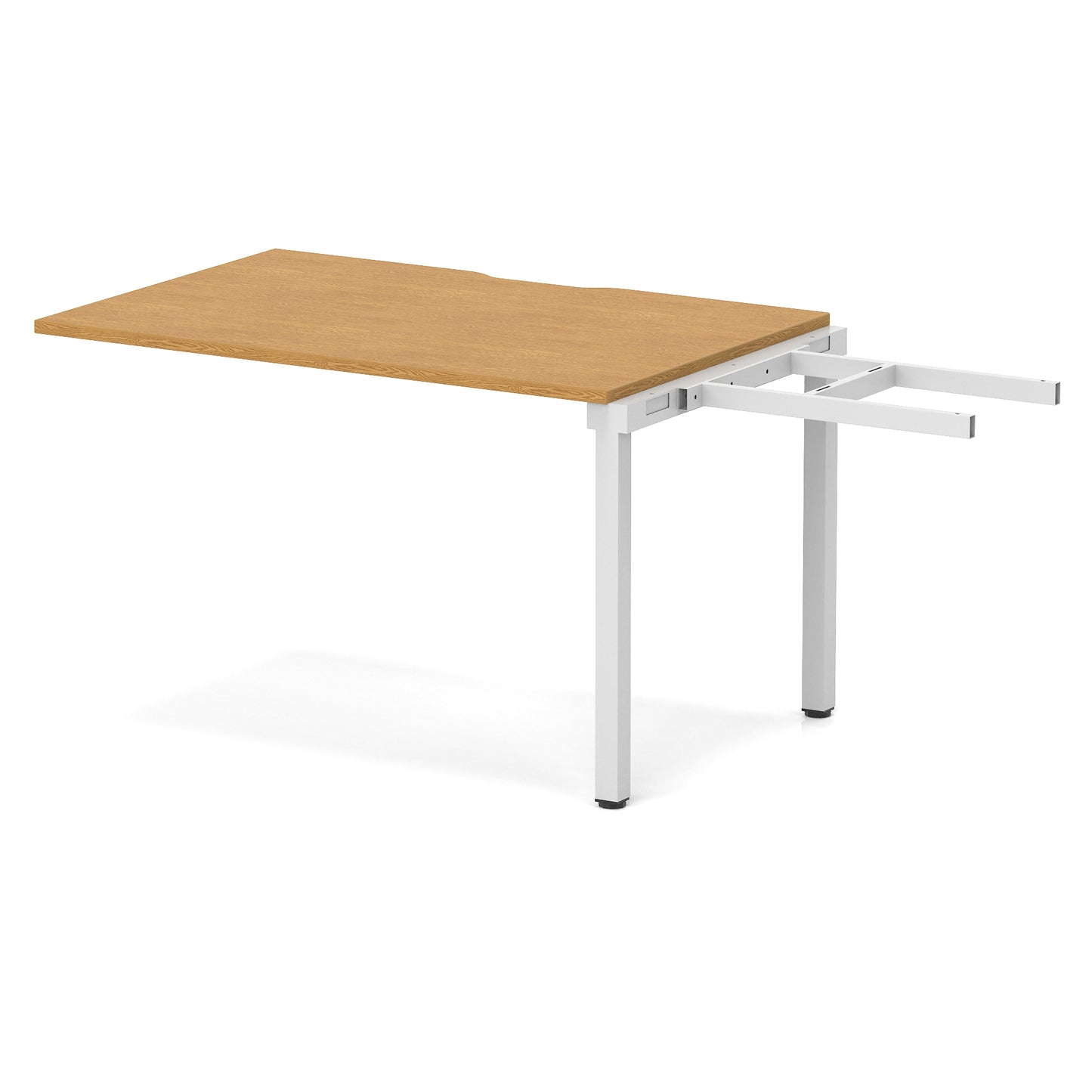 Evolve Plus Single Row Bench Desk Extension Kit