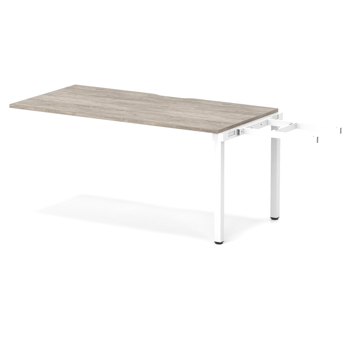 Evolve Plus Single Row Bench Desk Extension Kit