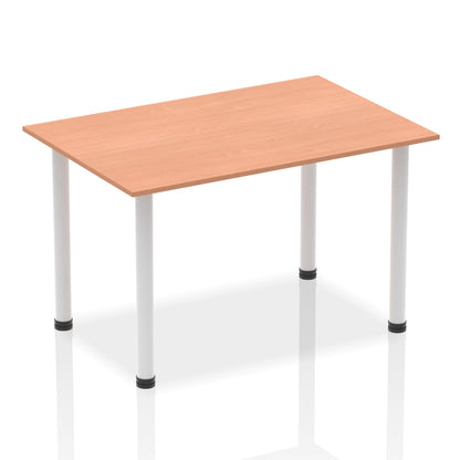 Impulse 1400mm Straight Table With Post Leg