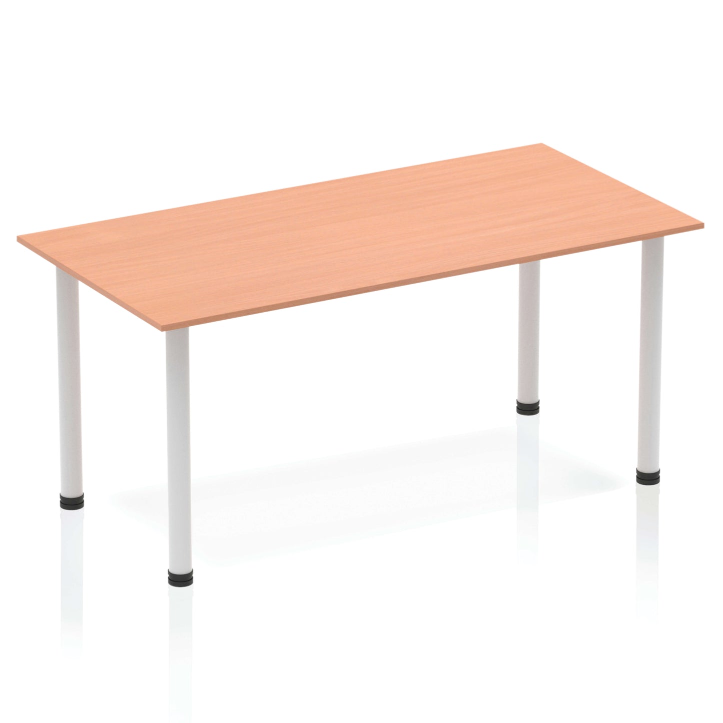 Impulse 1400mm Straight Table With Post Leg
