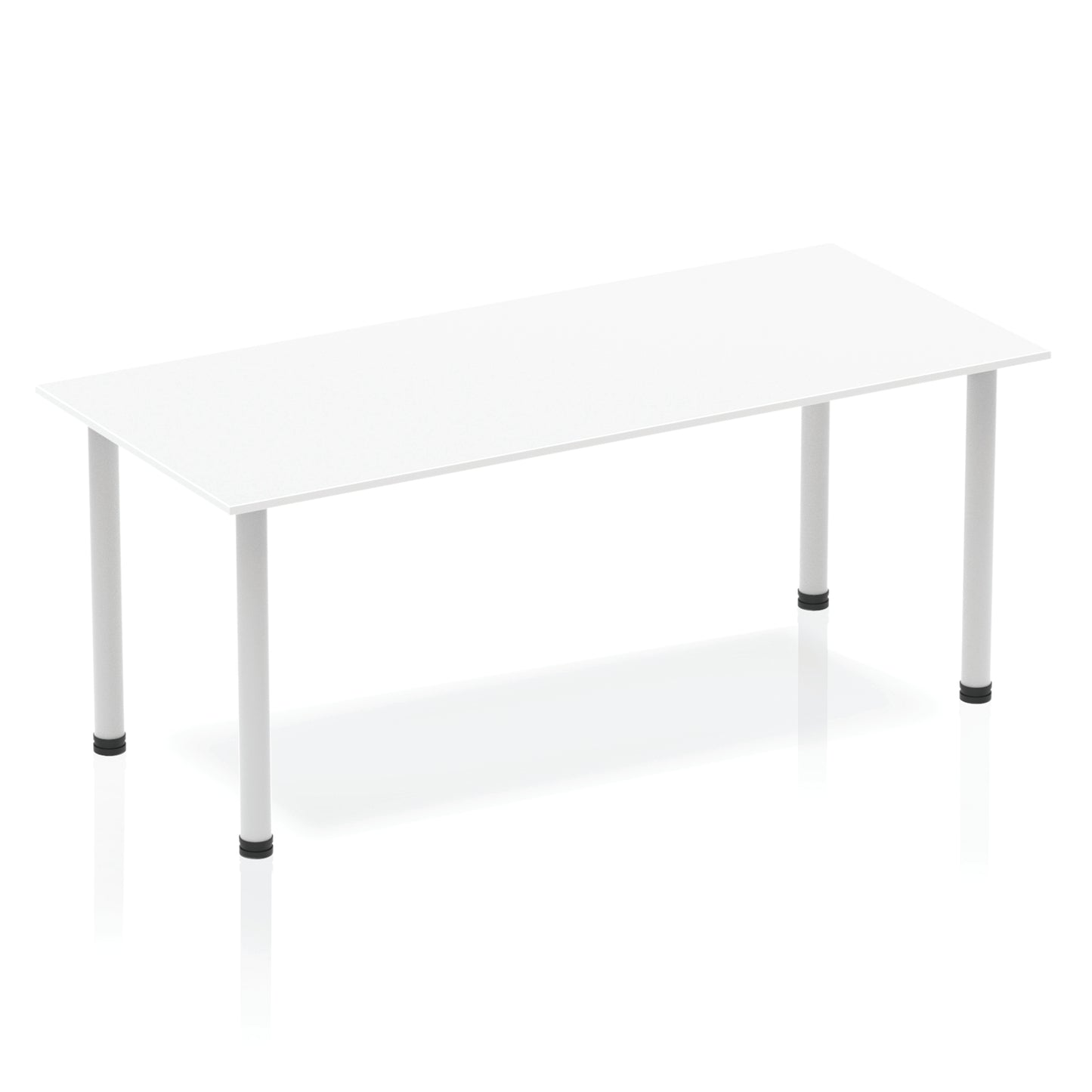 Impulse 1800mm Straight Table With Post Leg