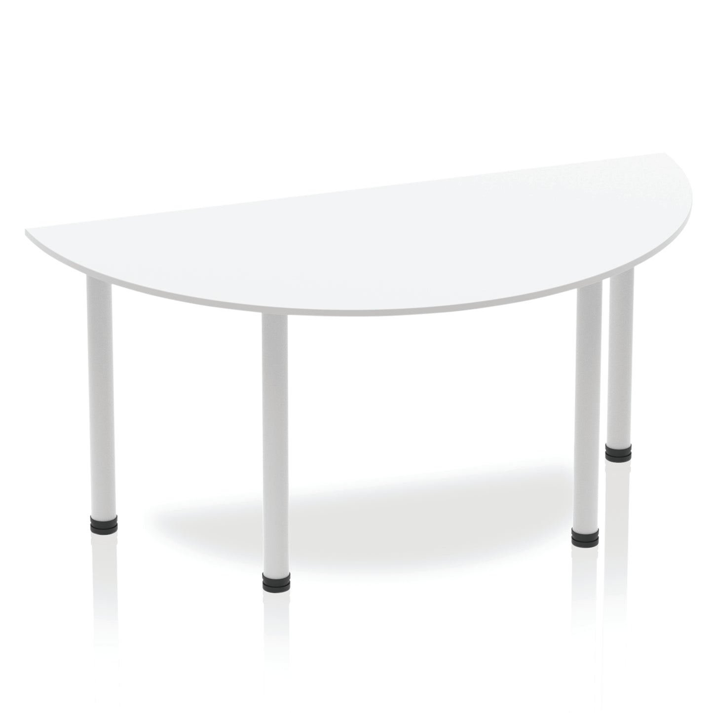 Impulse Semi-Circle Table With Post Leg