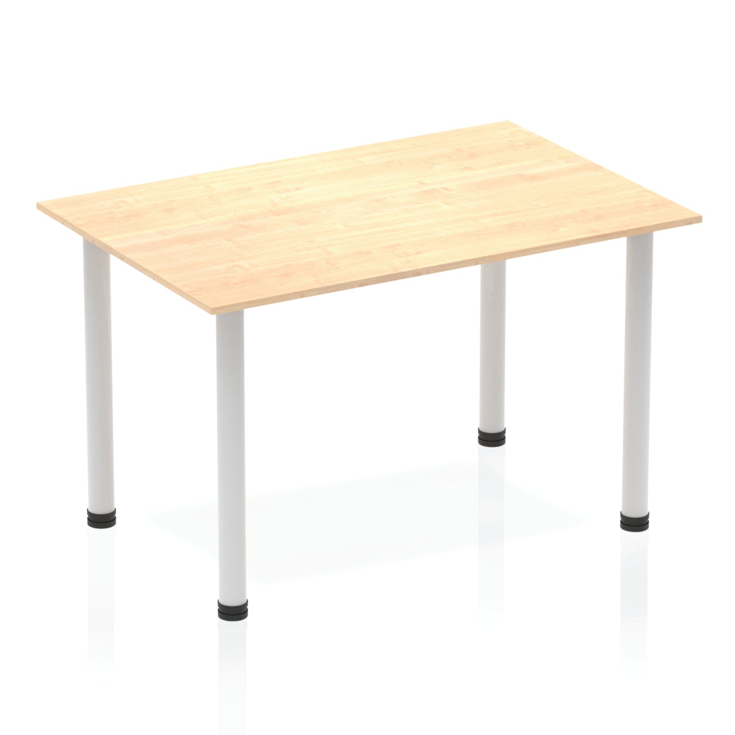 Impulse 1200mm Straight Table With Post Leg