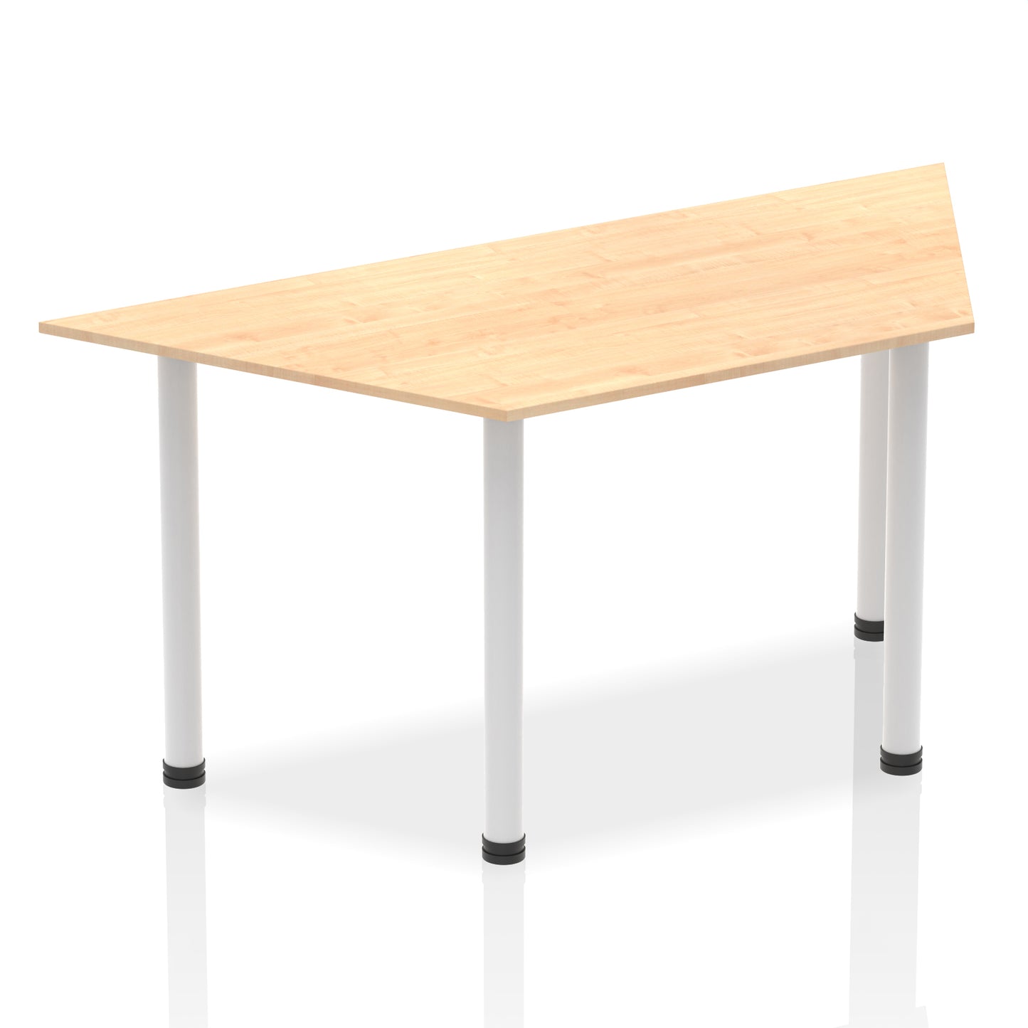 Impulse Trapezium Table With Post Leg