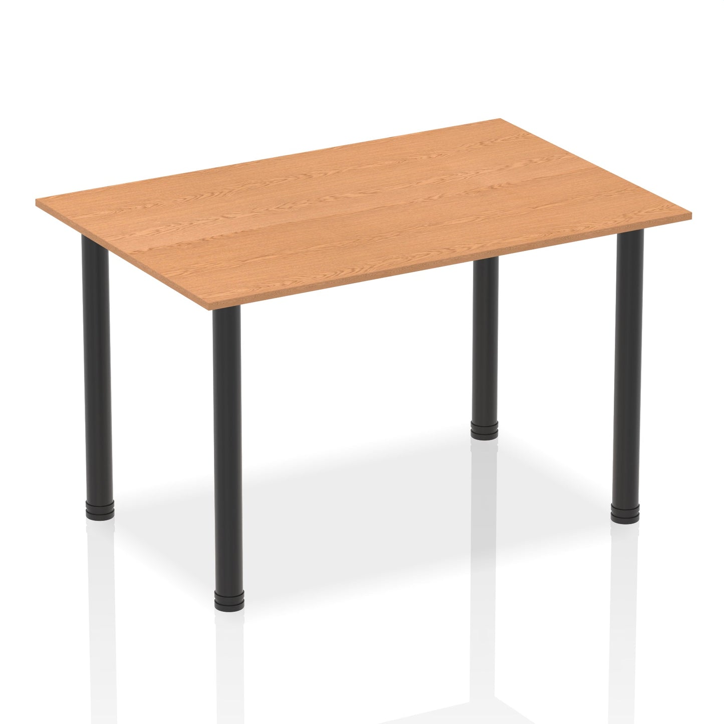 Impulse 1400mm Straight Table With Post Leg