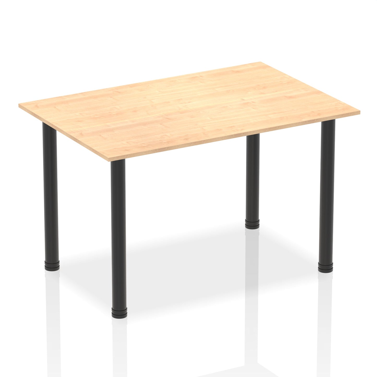 Impulse 1400mm Straight Table With Post Leg