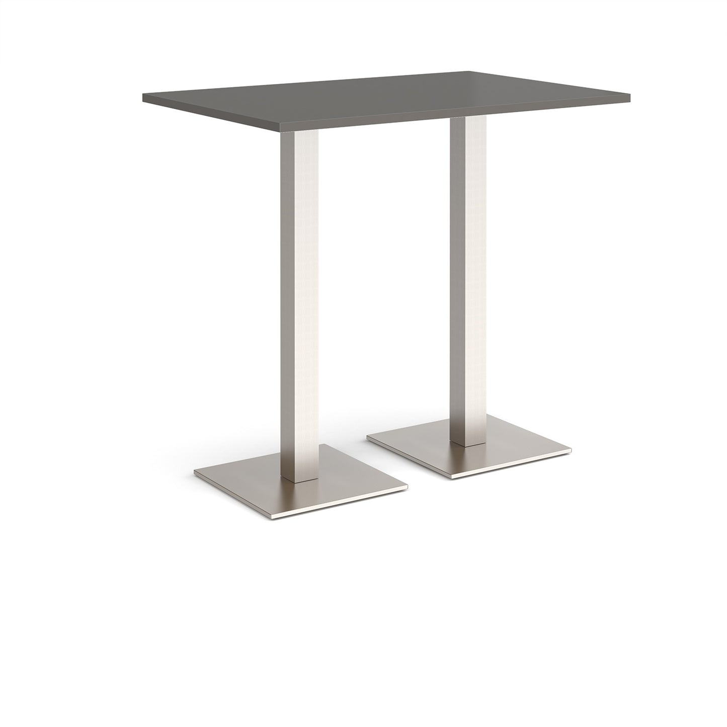 Brescia rectangular poseur table with square bases - BPR1200-BS-OG