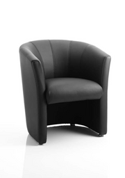 Neo Single Tub Soft Seating Arm Chair leather or fabric