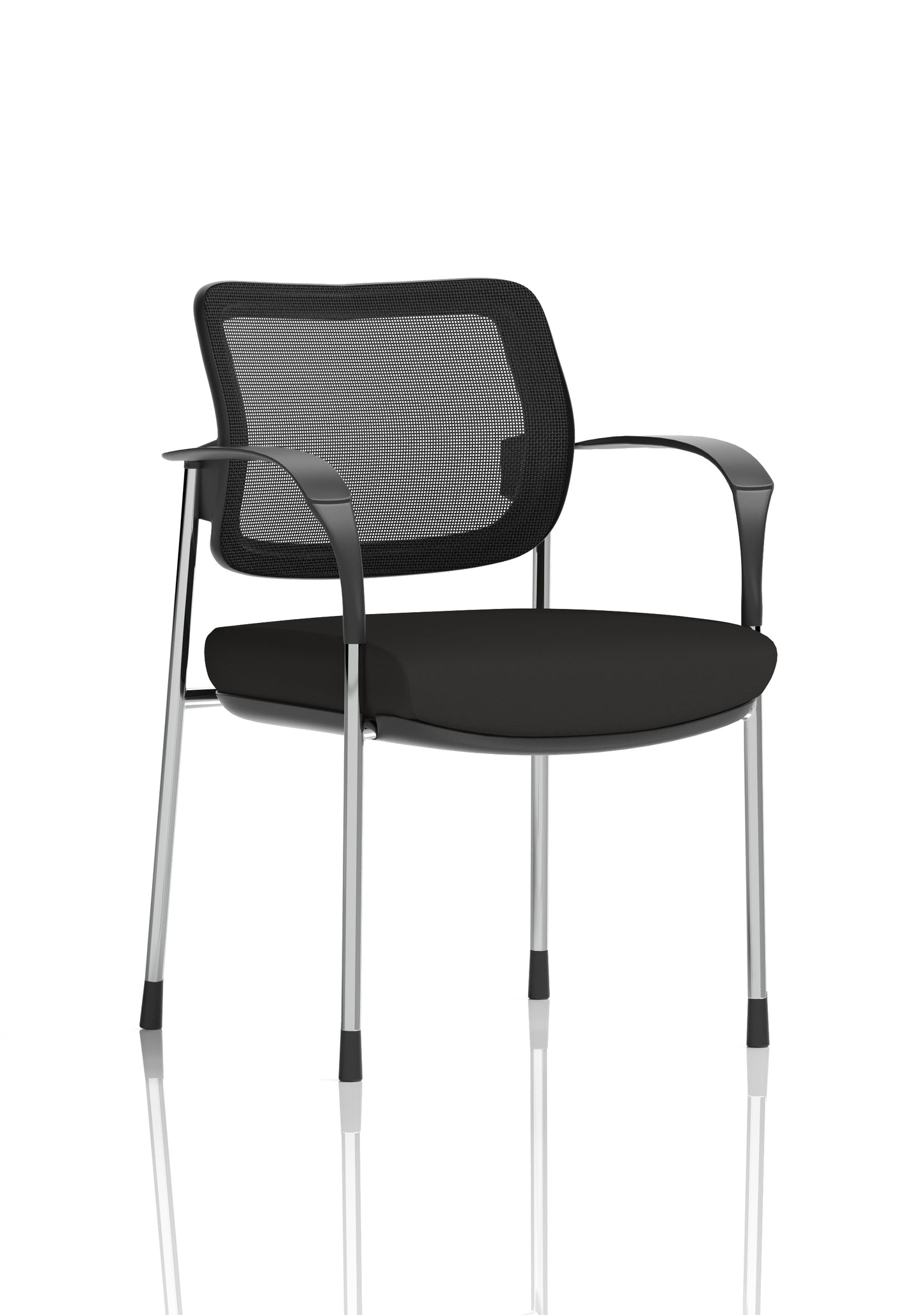 Brunswick Deluxe Medium Back Stacking Visitor Office Chair with Arms (Part 1)
