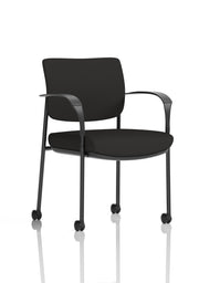 Brunswick Deluxe Medium Back Visitor Office Chair with Arms with Castors (Part 1)