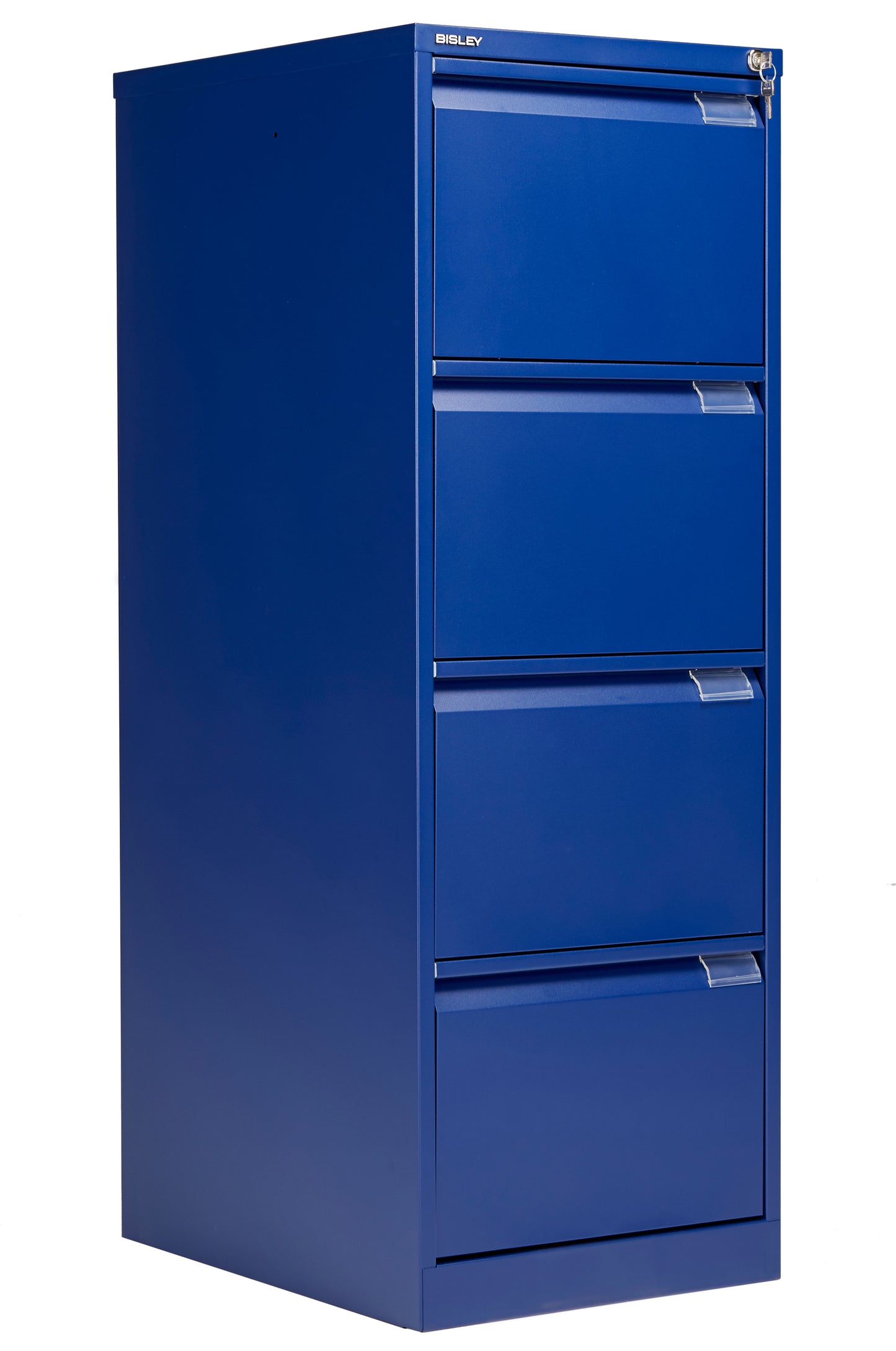 Bisley|4 Drawer|Steel|Executive Filing Cabinet|470x622x1321 |Blue