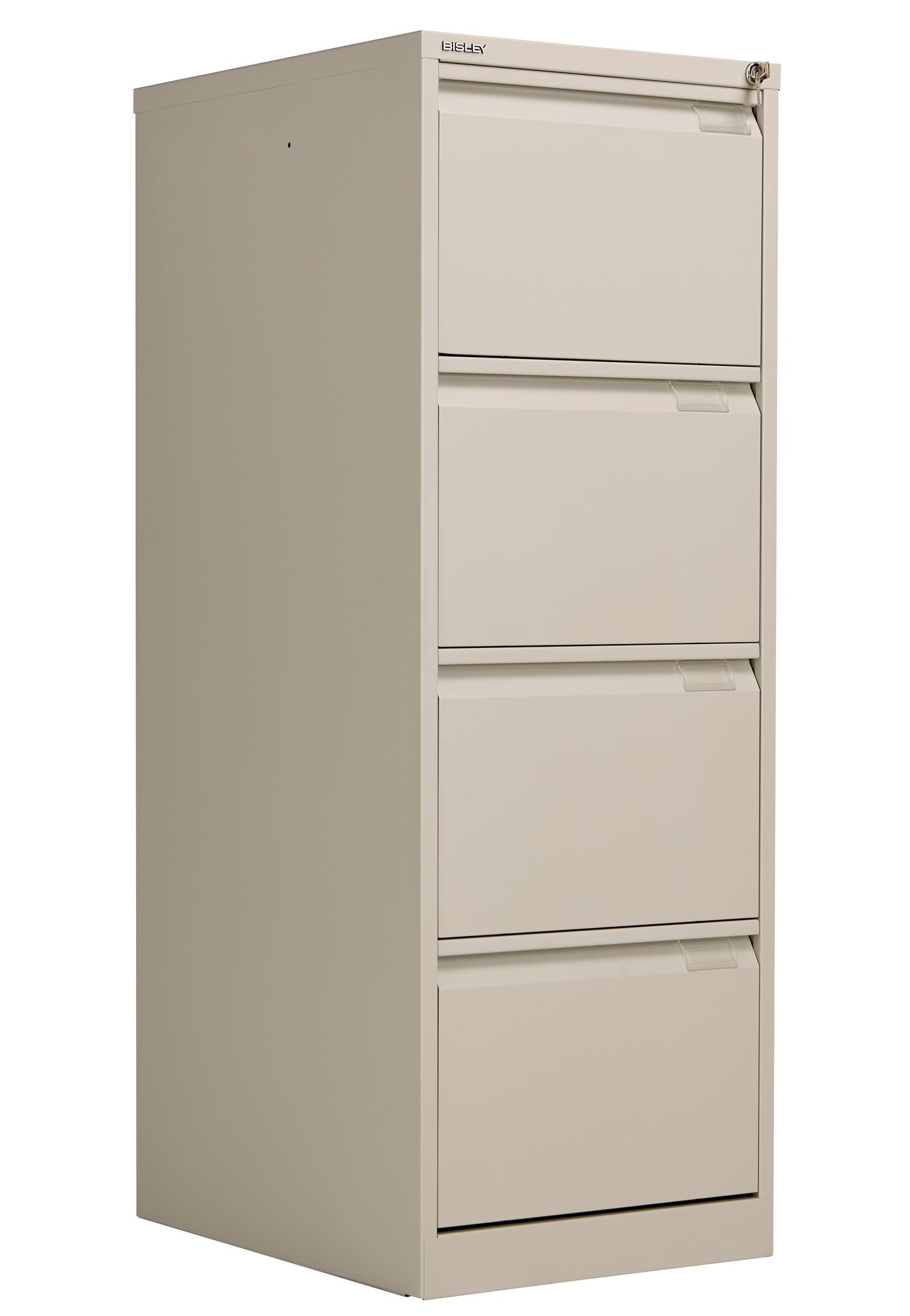 Bisley|4 Drawer|Steel|Executive Filing Cabinet|470x622x1321 |Goose Grey