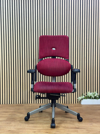 Steelcase Please V1 Task Chair / Red / Fully Adjustable / UK Delivery 🚚