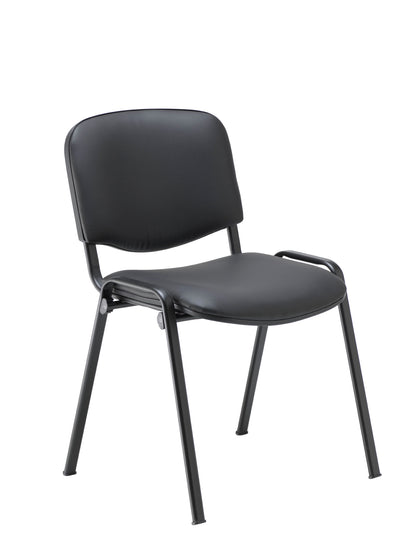 Club Chair|Black-Black PU