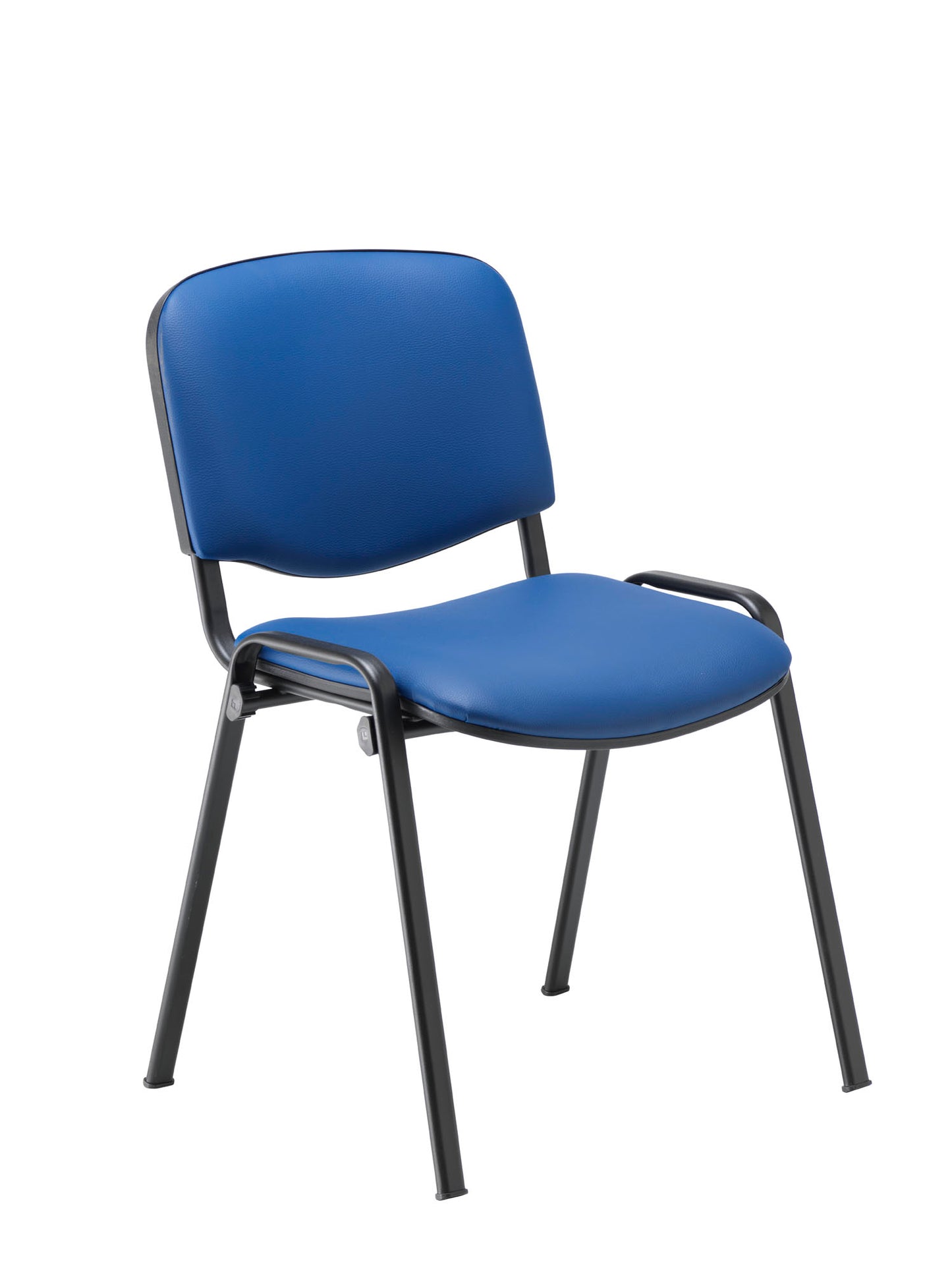 Club Chair|Black-Blue PU