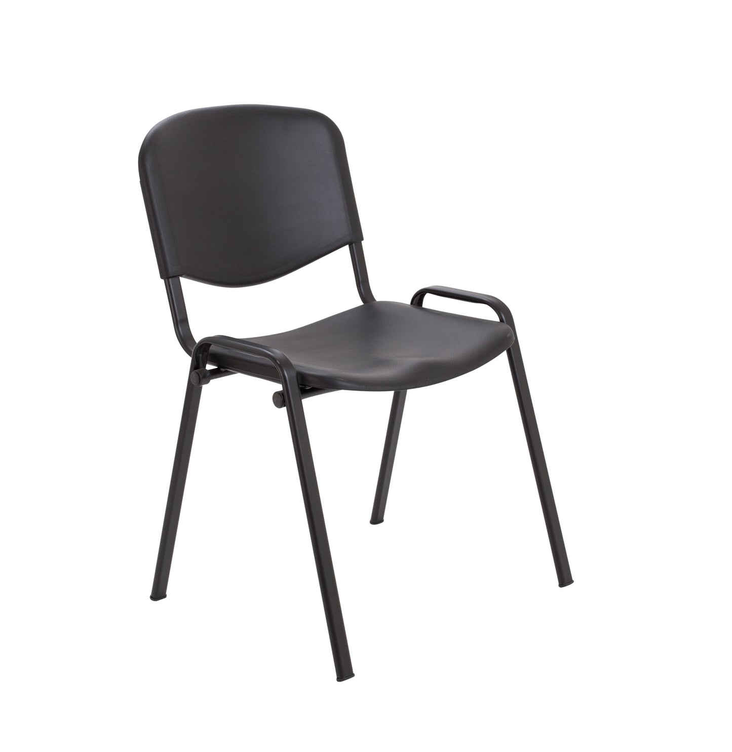 Club|Multipurpose Stacking Chair|Canteen|Black-Black