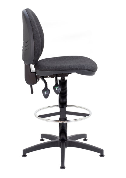 Concept Mid-Back Fixed Draughtsman-Kit Chair