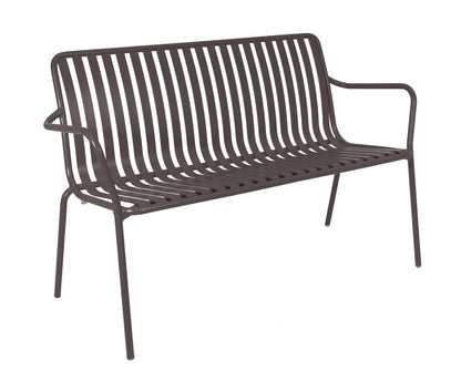Breeze Aluminium 2 Seater Armchair Bench|Charcoal
