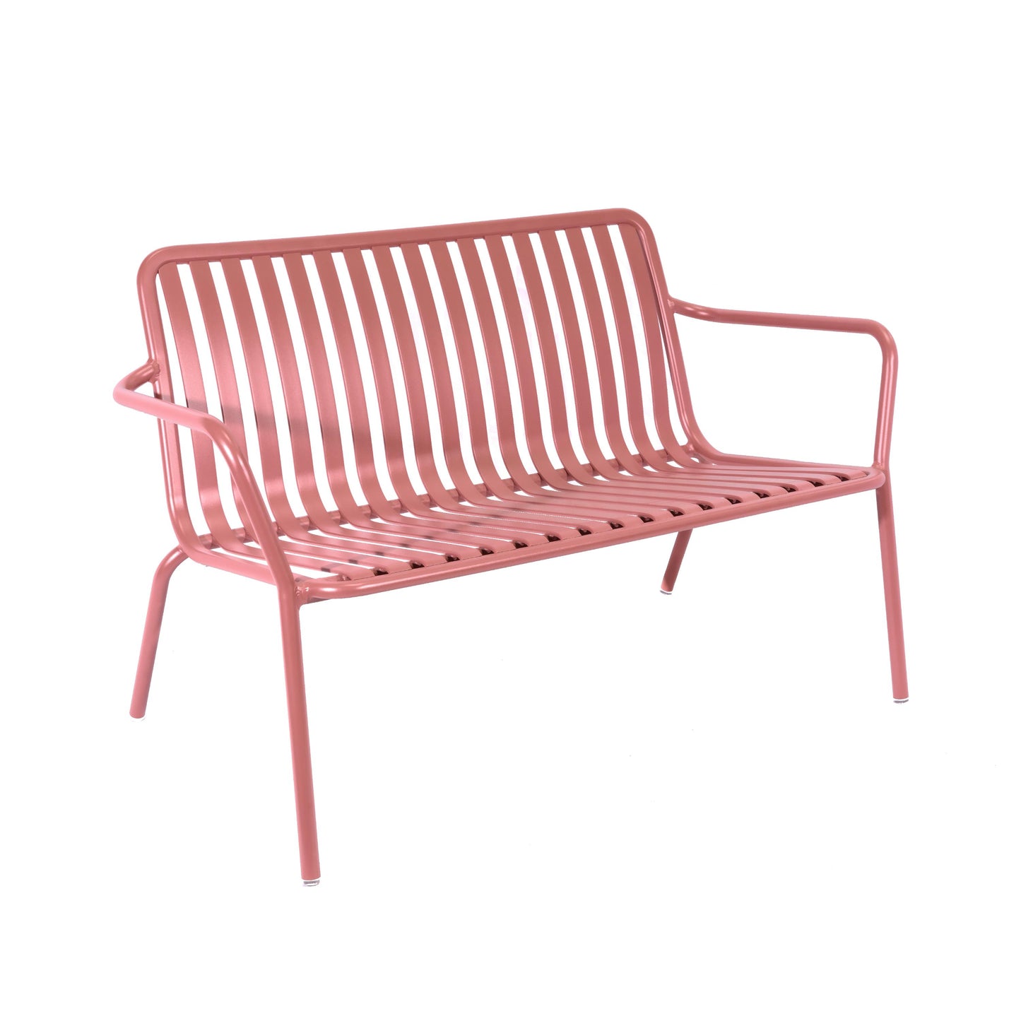Breeze Aluminium 2 Seater Low Armchair Bench|Brick Dust