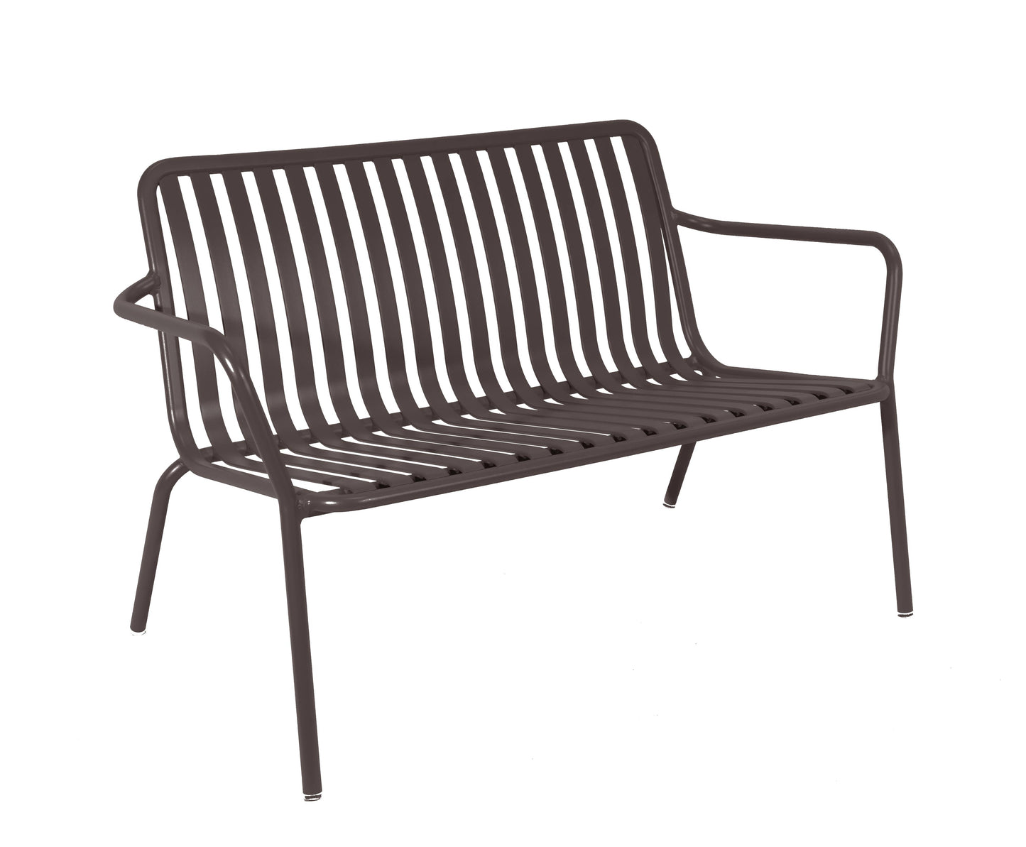 Breeze Aluminium 2 Seater Low Armchair Bench|Charcoal