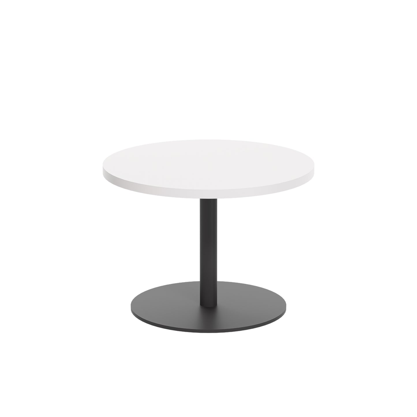 Contract 600mm Low Table (FSC)|White-Black