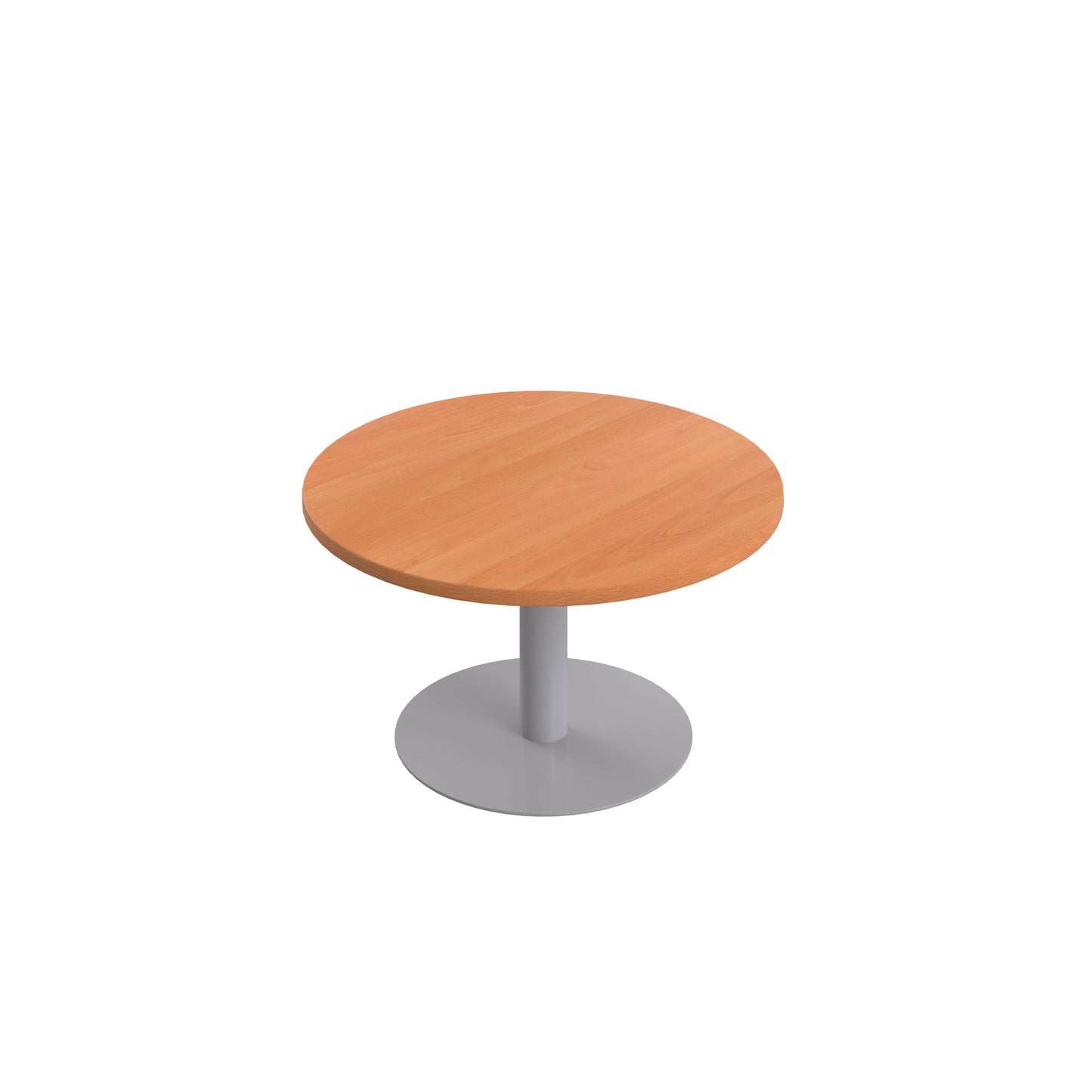 Contract 600mm Low Table (FSC)|Beech-Silver