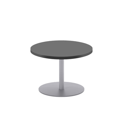 Contract 600mm Low Table (FSC)|Black-Silver