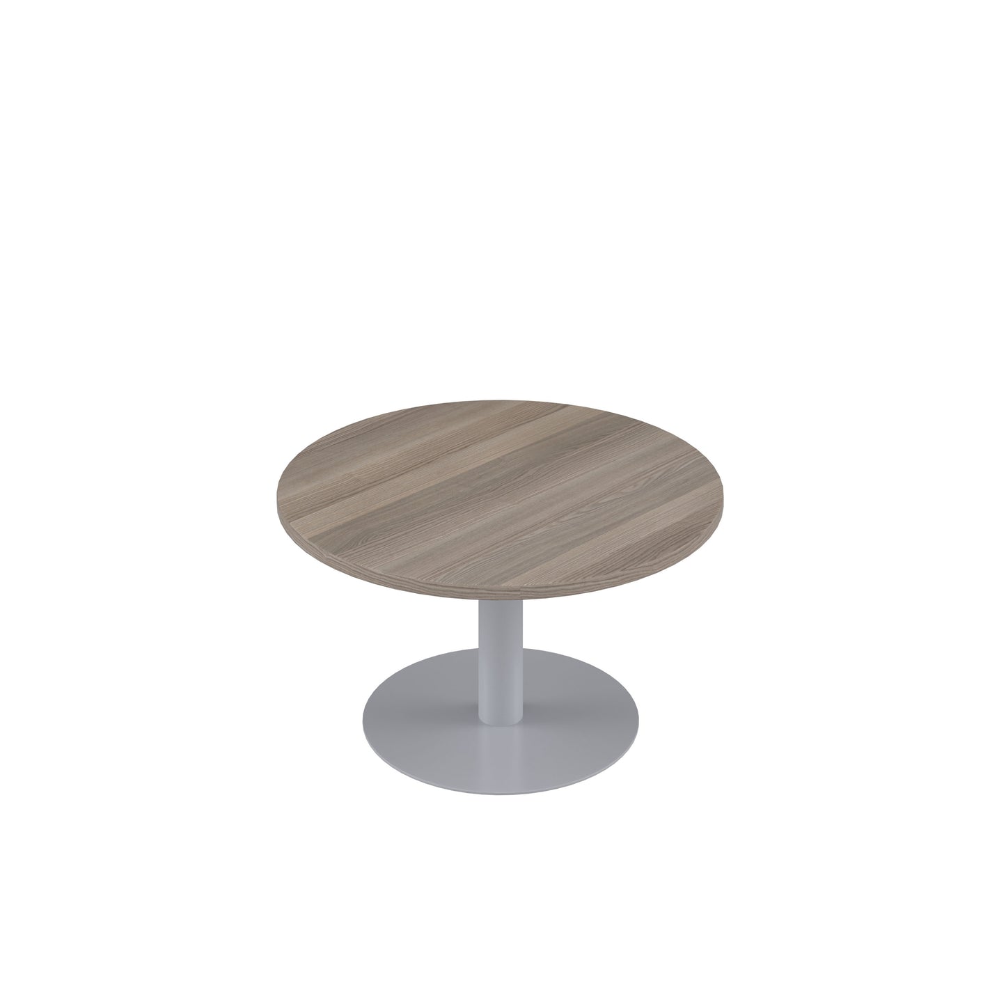 Contract 600mm Low Table (FSC)|Grey Oak-Silver