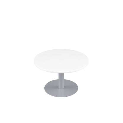 Contract 600mm Low Table (FSC)|White-Silver