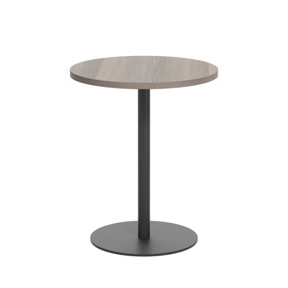 Contract 600mm Mid Table (FSC)|Grey Oak-Black