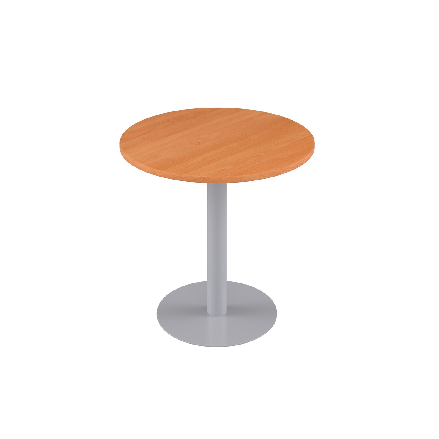 Contract 600mm Mid Table (FSC)|Beech-Silver