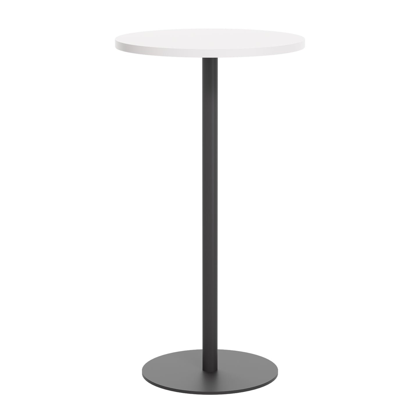 Contract 600mm High Table (FSC)|White-Black