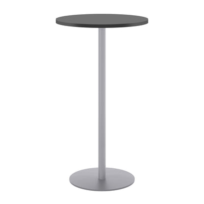 Contract 600mm High Table (FSC)|Black-Silver