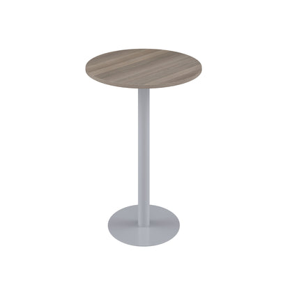 Contract 600mm High Table (FSC)|Grey Oak-Silver