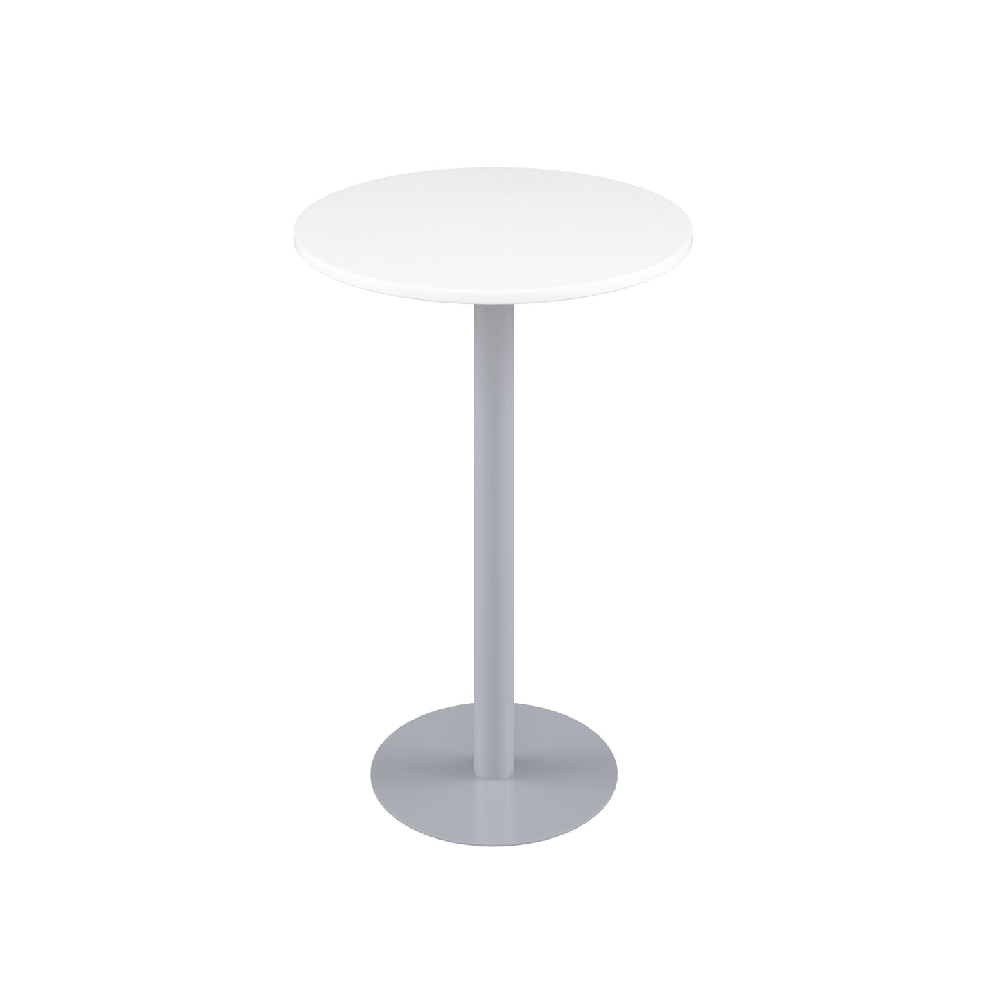 Contract 600mm High Table (FSC)|White-Silver